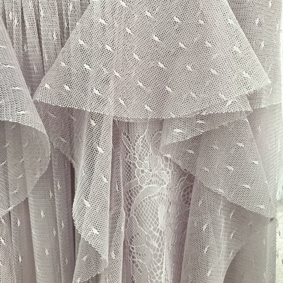 Purple BCBG Maxazria Tulle Maxi Dress - Picture 2 of 5